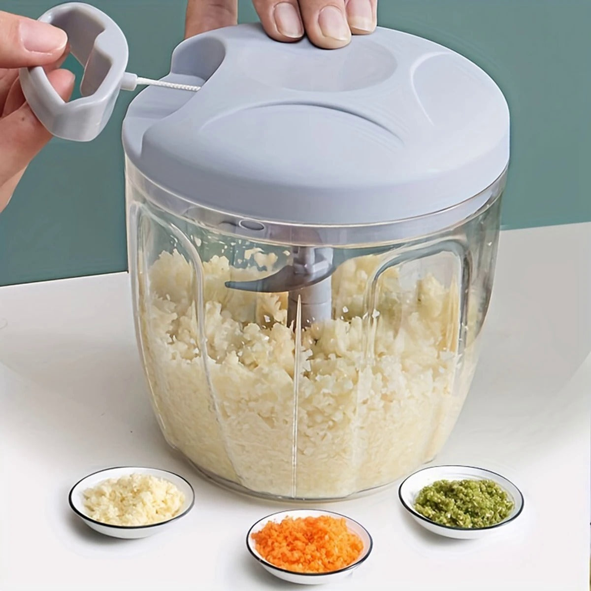 Hand-Pulled Multipurpose Chopper & Cutter β Fast & Easy Kitchen Helper